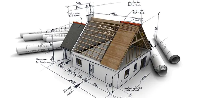 architectural technical drawing