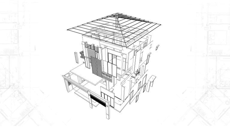 roof beam layout