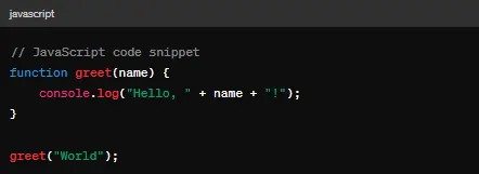 Javascript syntax